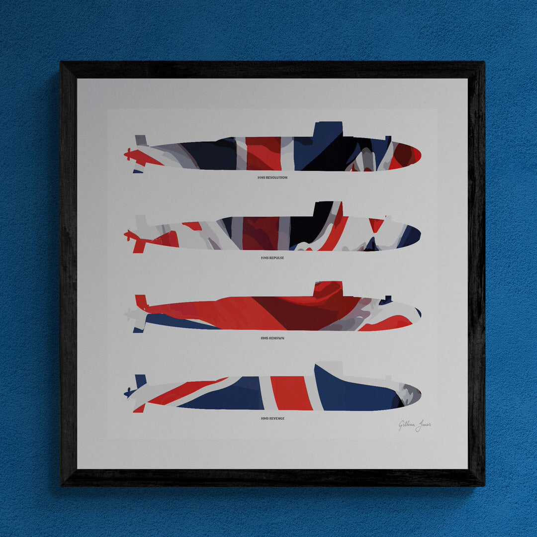 Resolution Class Submarine Quartet Print