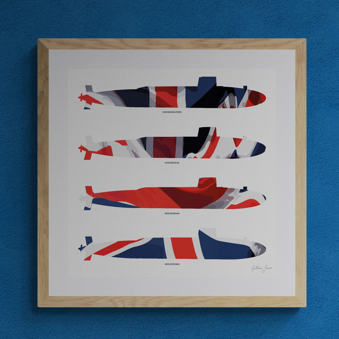 Resolution Class Submarine Quartet Print