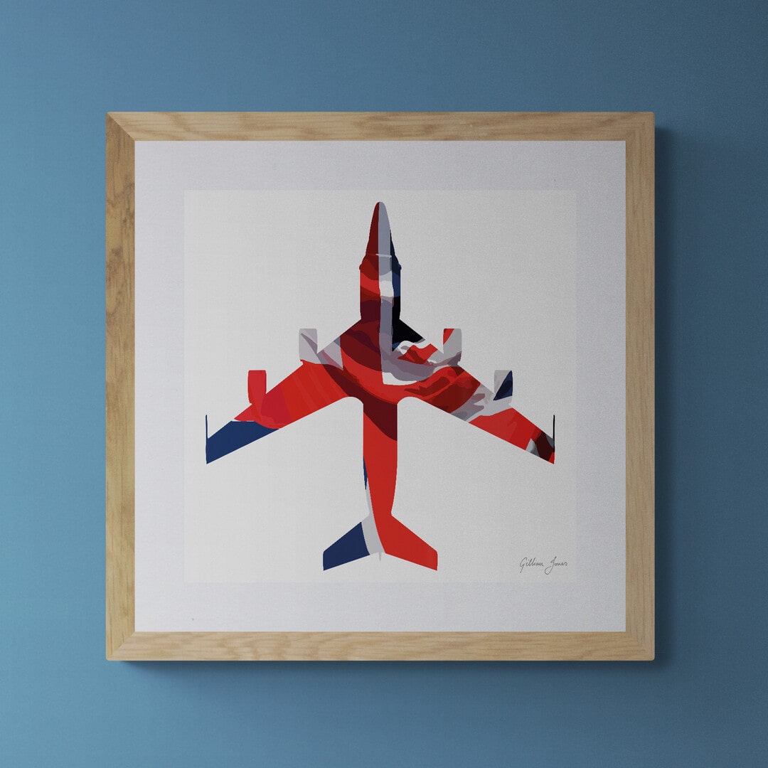 RC-135W Rivet Joint Union Flag Print