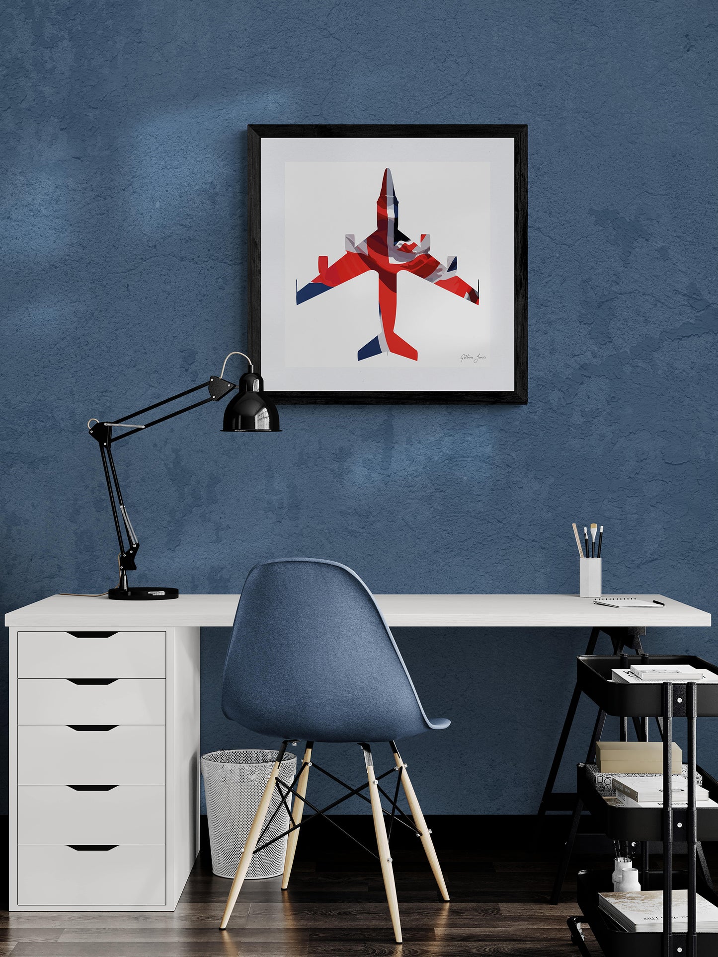 RC-135W Rivet Joint Union Flag Print
