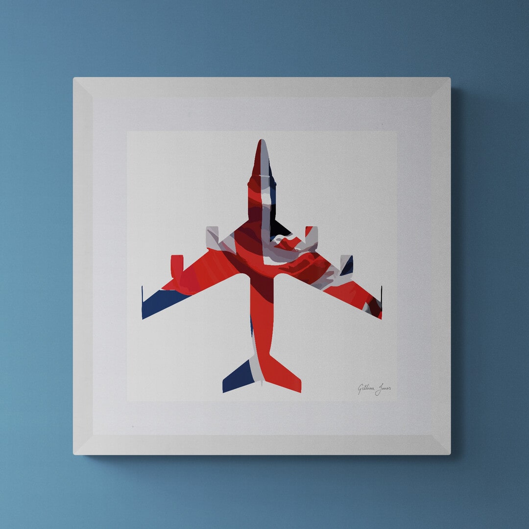 RC-135W Rivet Joint Union Flag Print