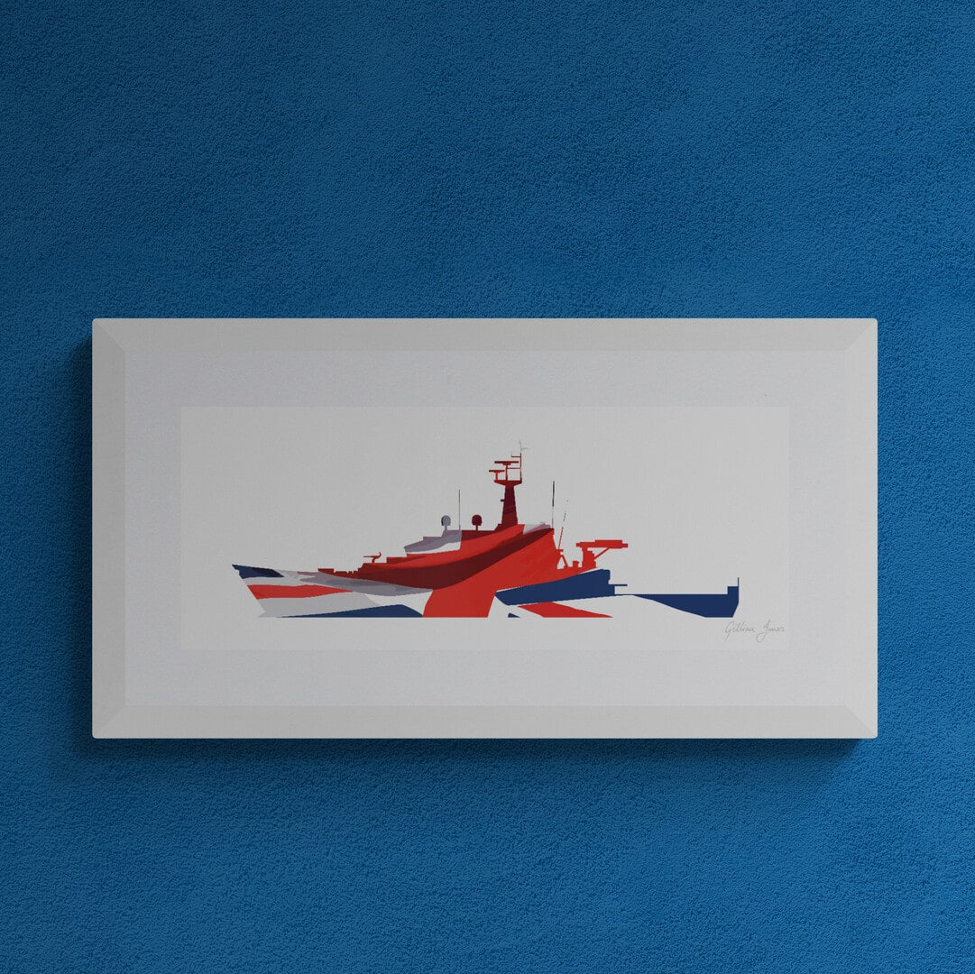 River Class Batch 1 OPV Union Flag Print