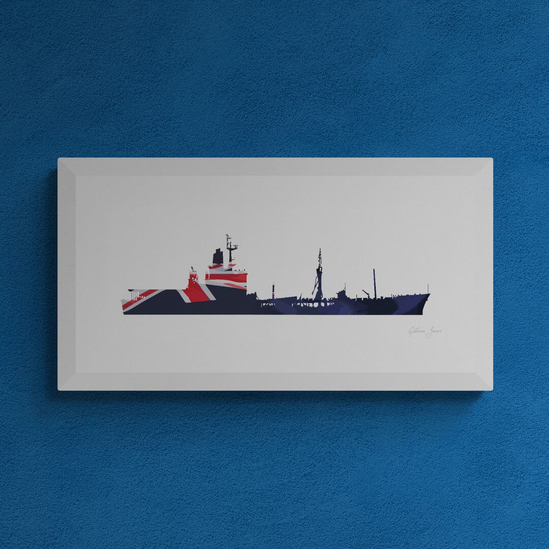 Rover Class Blue Ensign Print