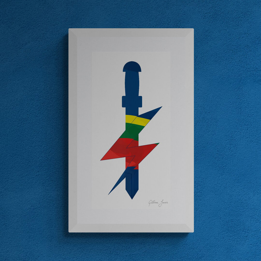 Special Forces Support Group Royal Marines Dagger Print