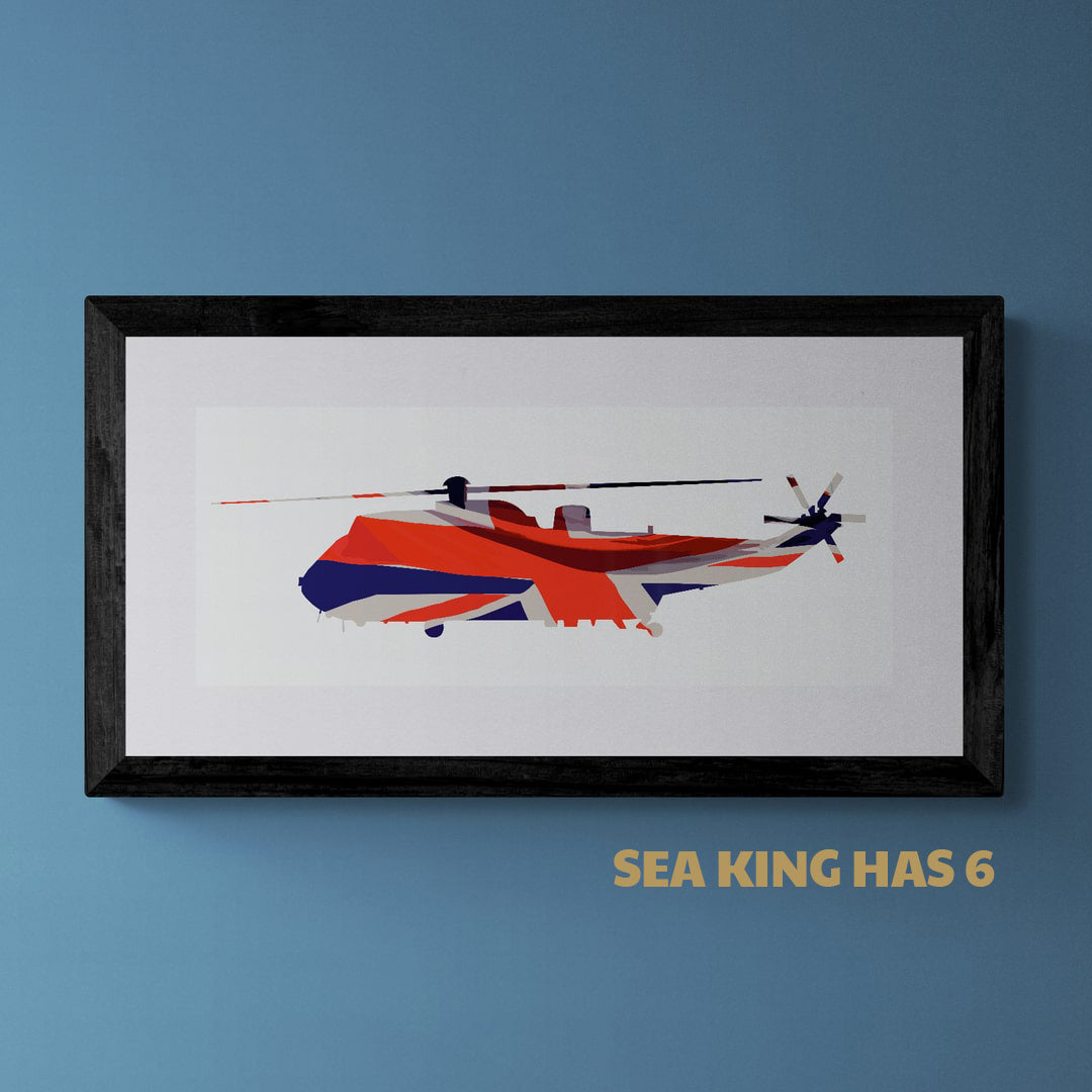 Sea King Union Flag Print