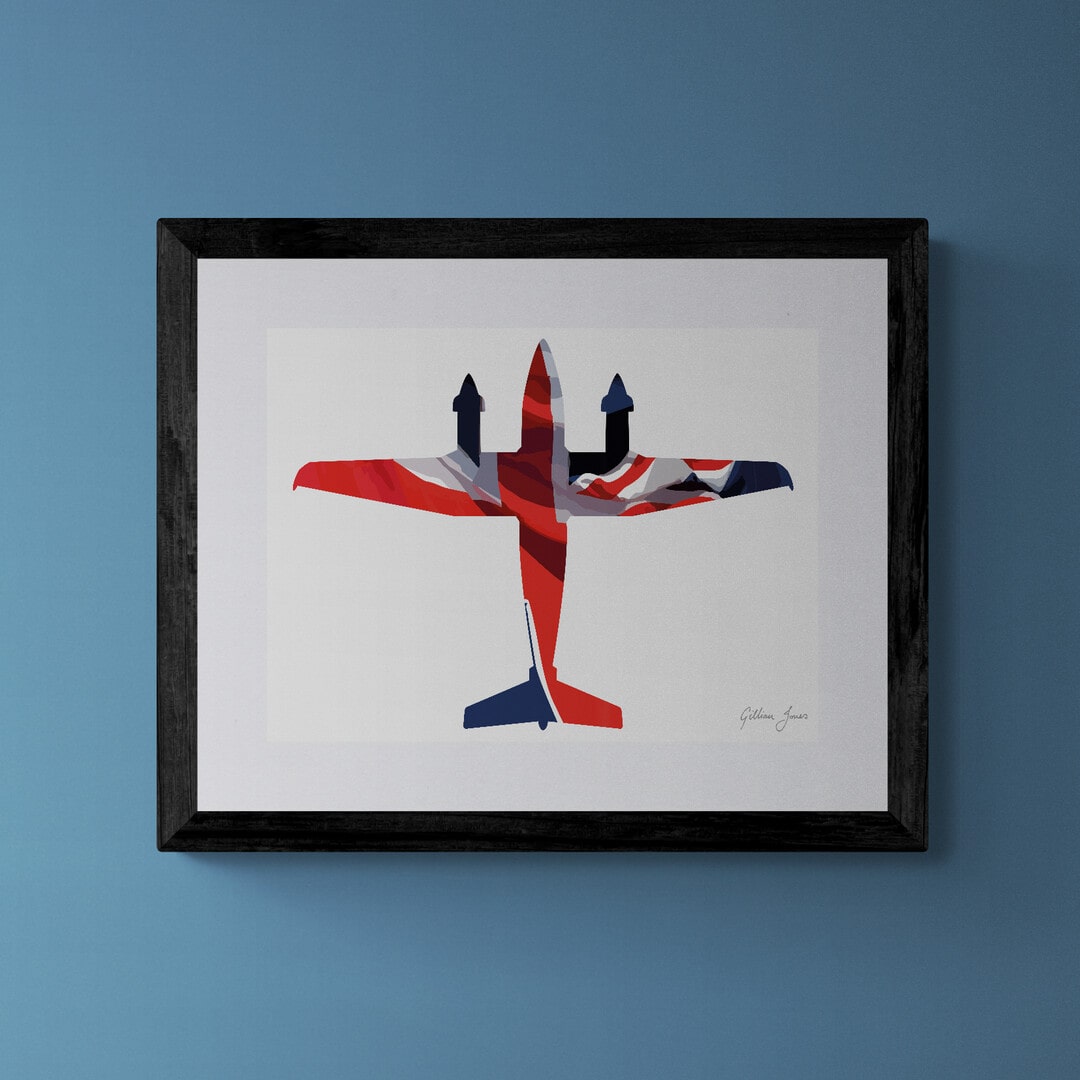 Shadow R1 Union Flag Print