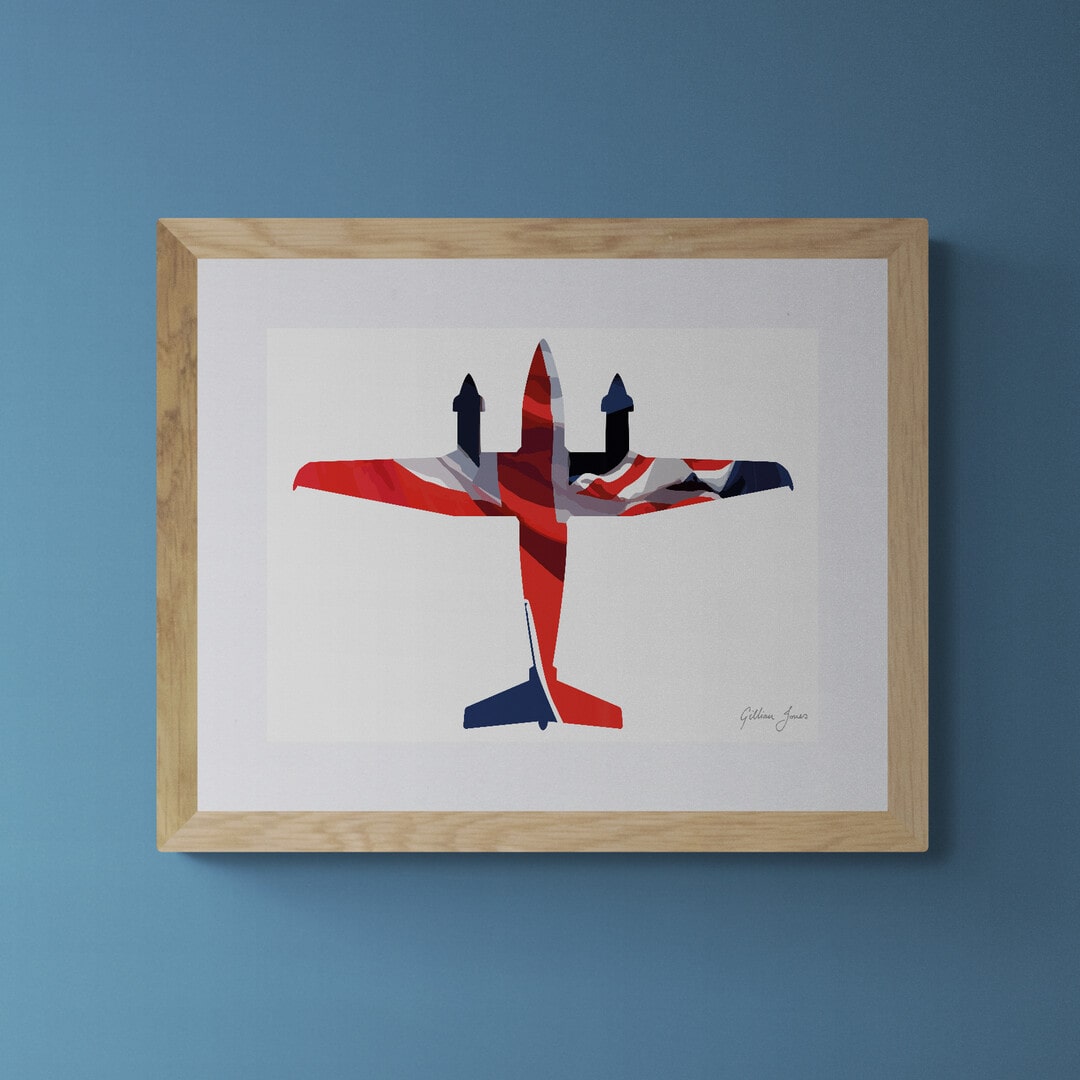 Shadow R1 Union Flag Print