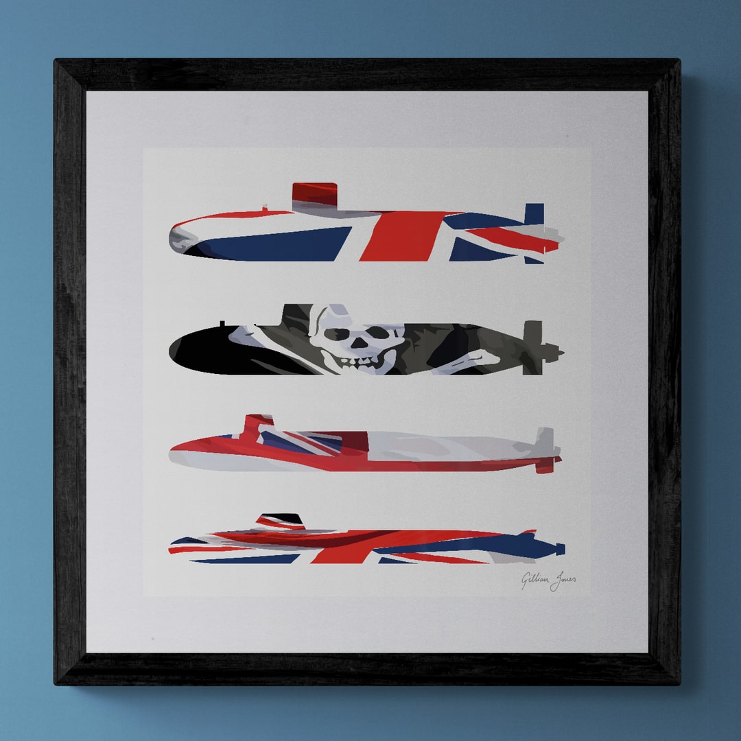 Submarine Quartet Print