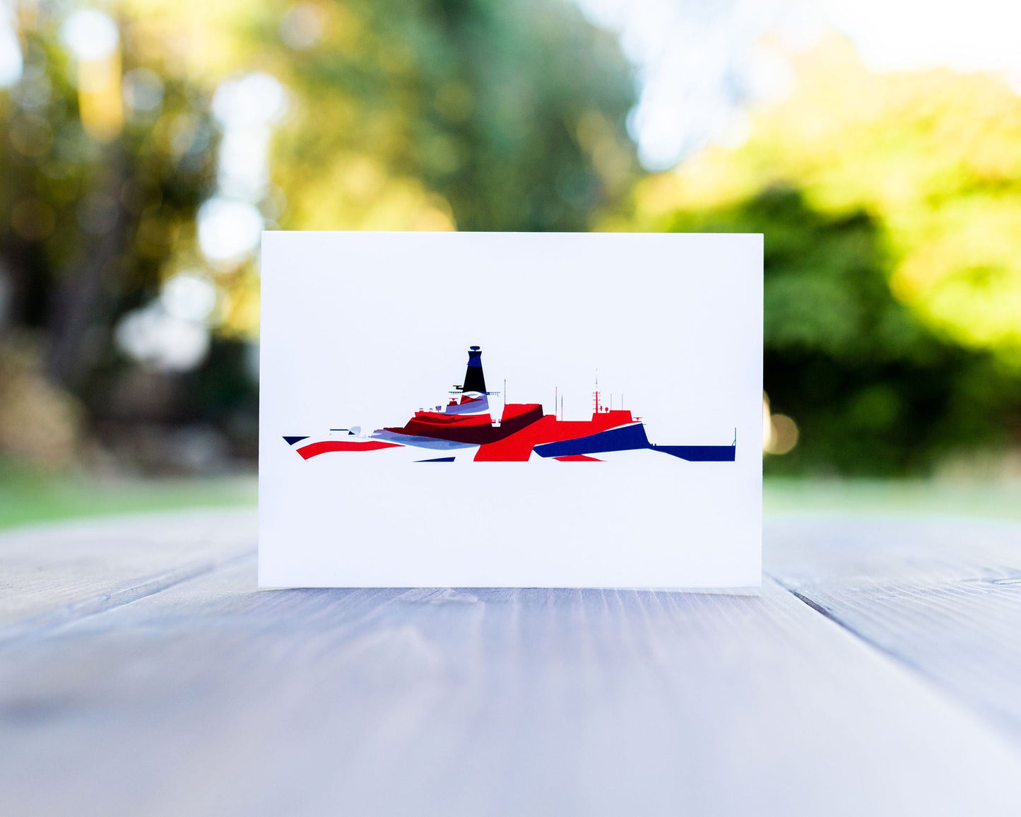 Type 26 Frigate Union Flag Greeting Card