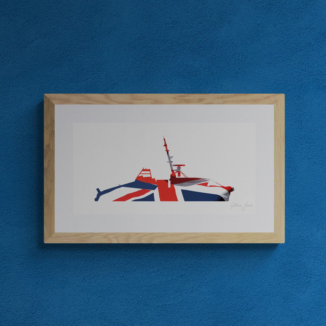 Thales MMCM RNMB Ariadne & Apollo Union Flag Print