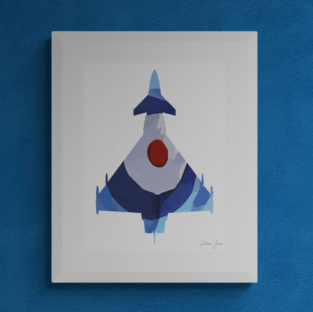 Typhoon FGR4 RAF Ensign Print