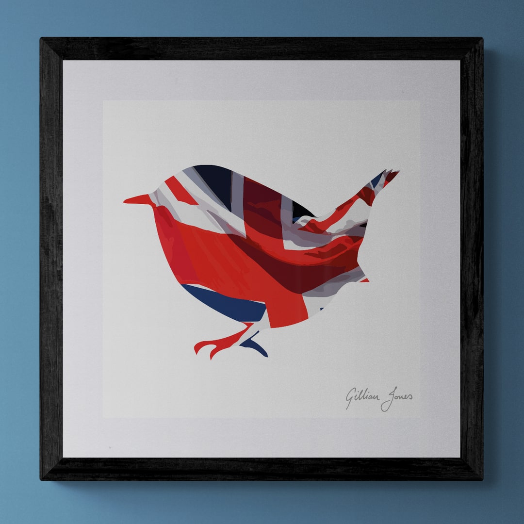 Wren Union Flag Limited Edition Print