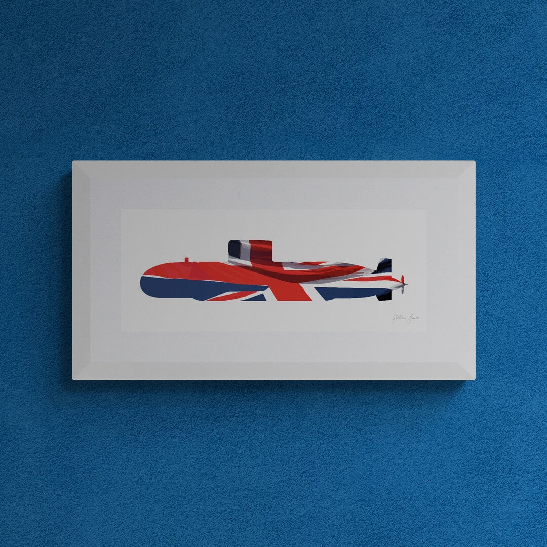 Upholder Class Submarine Union Flag Print