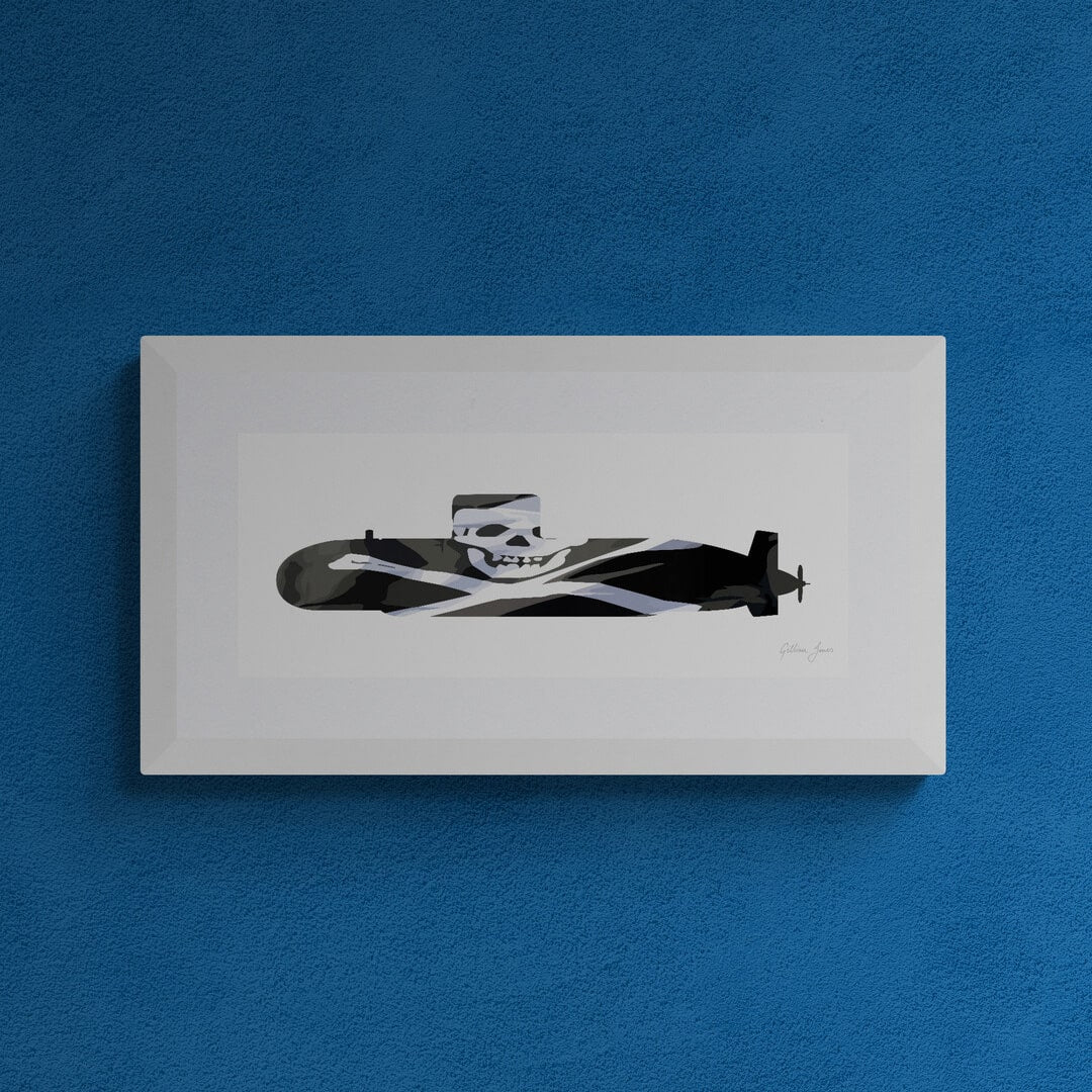 Upholder Class Submarine Jolly Roger Print
