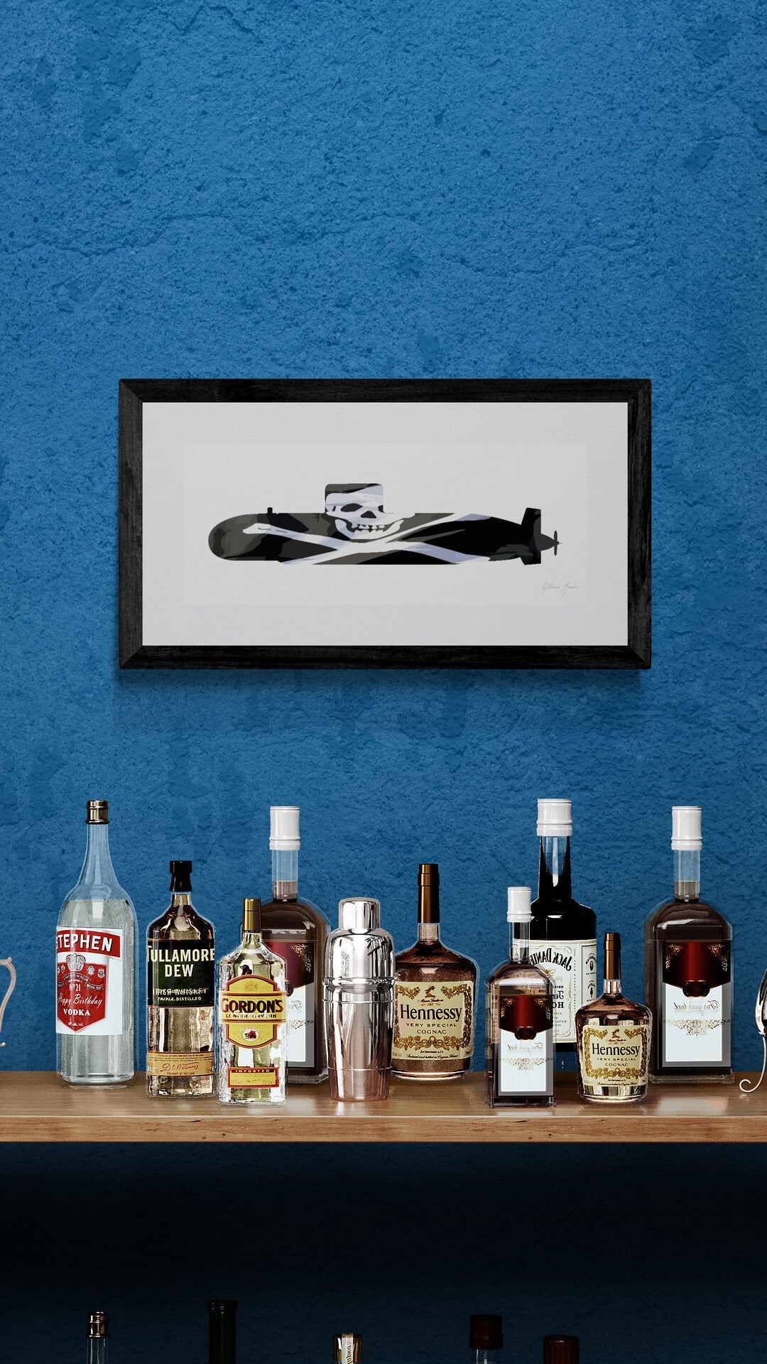 Upholder Class Submarine Jolly Roger Print