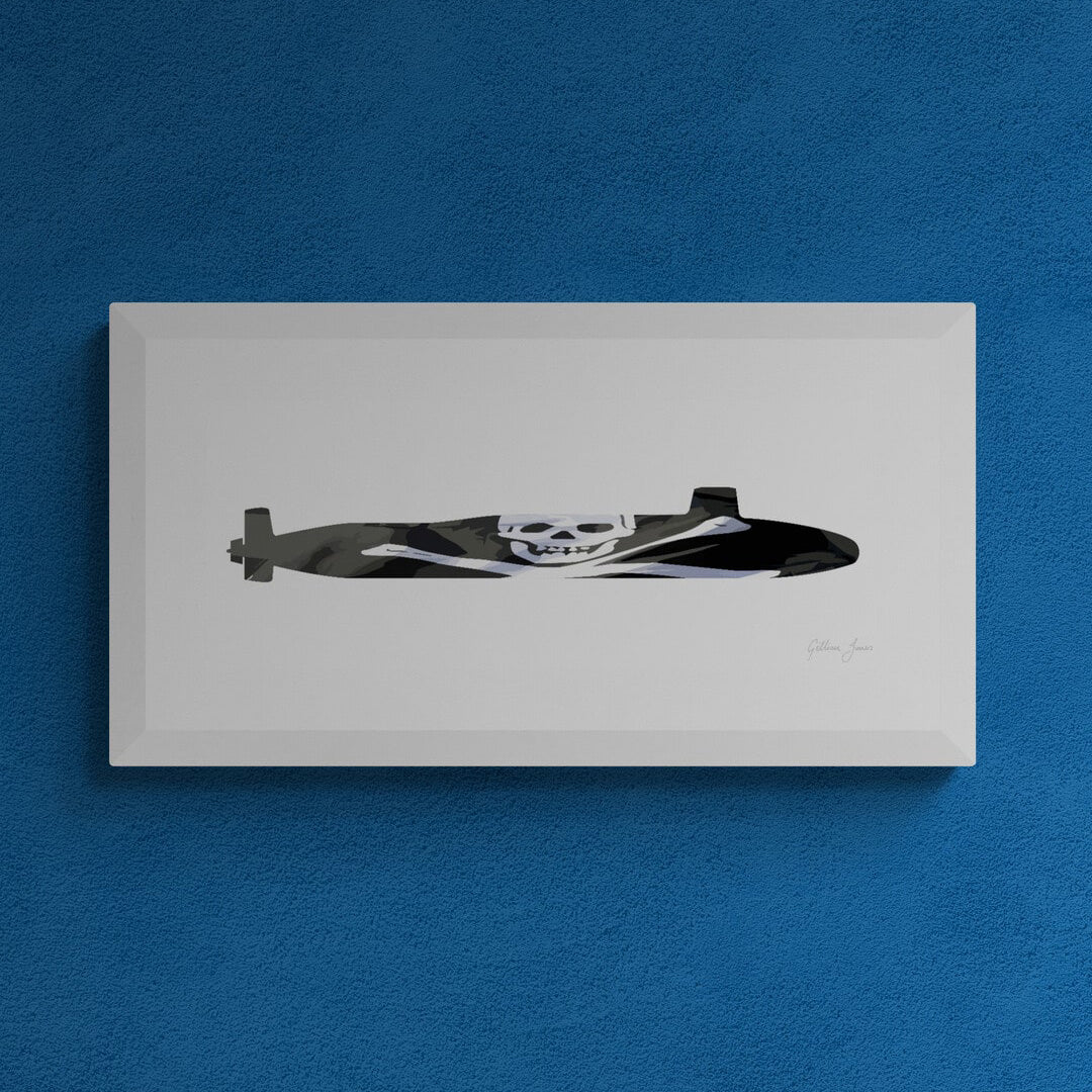 Vanguard Class Submarine Jolly Roger Print