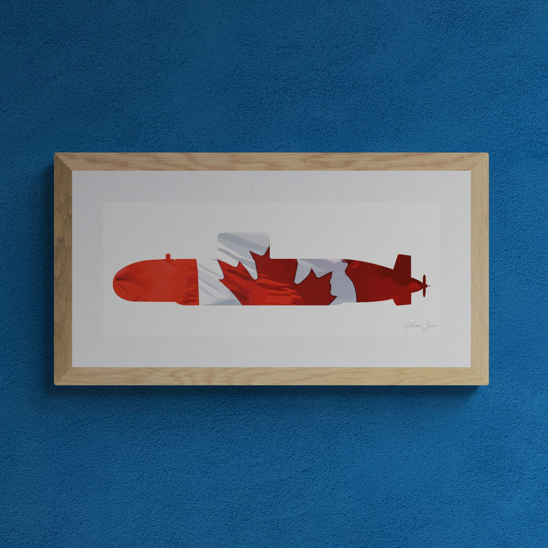 Victoria Class Submarine Print