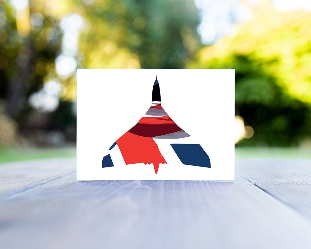 Vulcan Union Flag Greeting Card