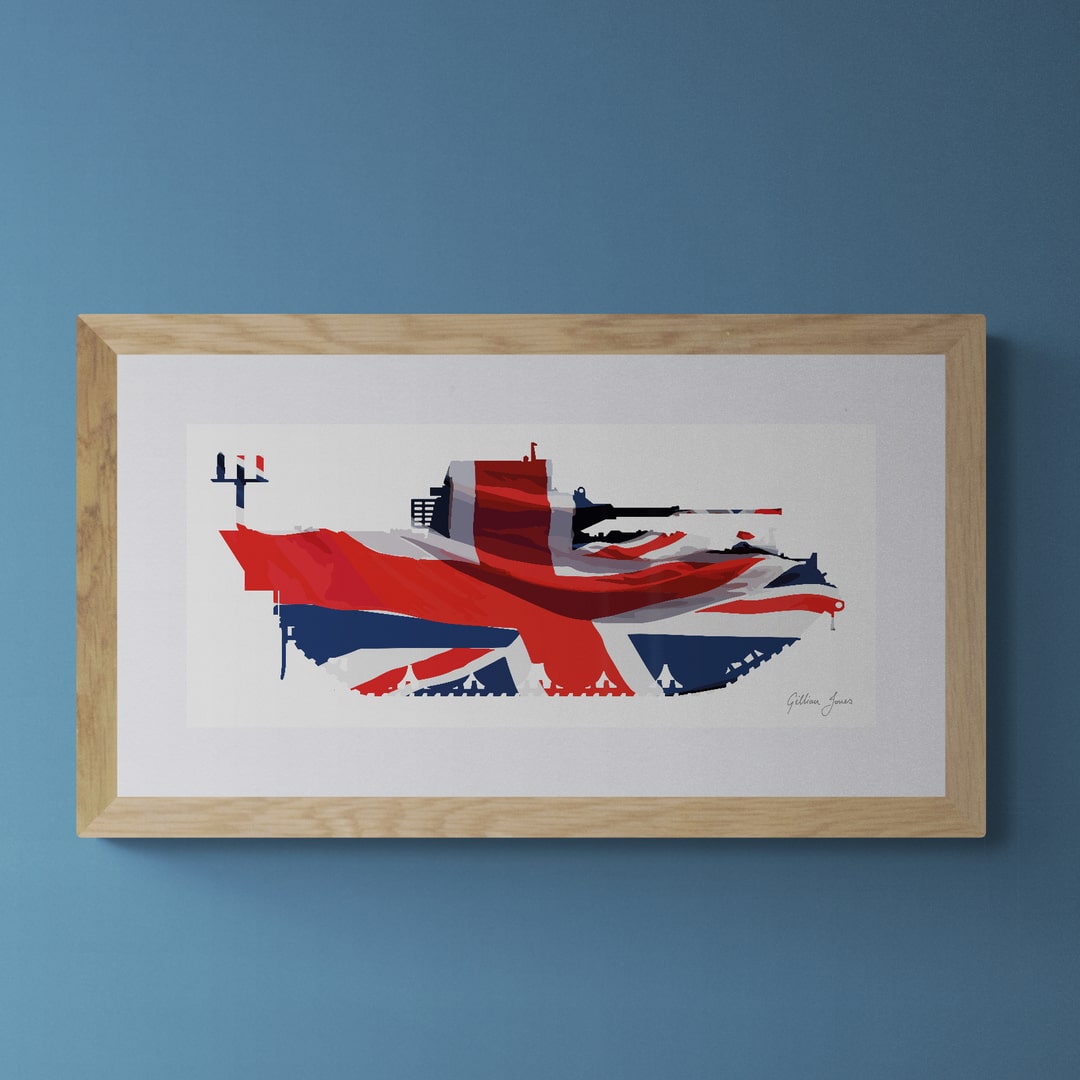 Warrior FV510 Union Flag Print