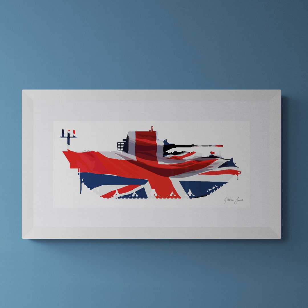 Warrior FV510 Union Flag Print