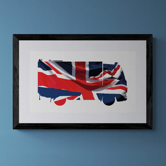 Wedgewood Bomb Disposal Vehicle Union Flag Print