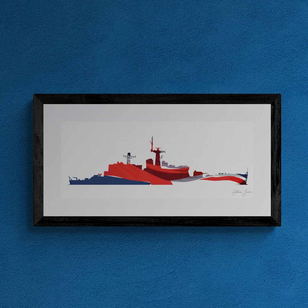 Whitby Class Union Flag Print