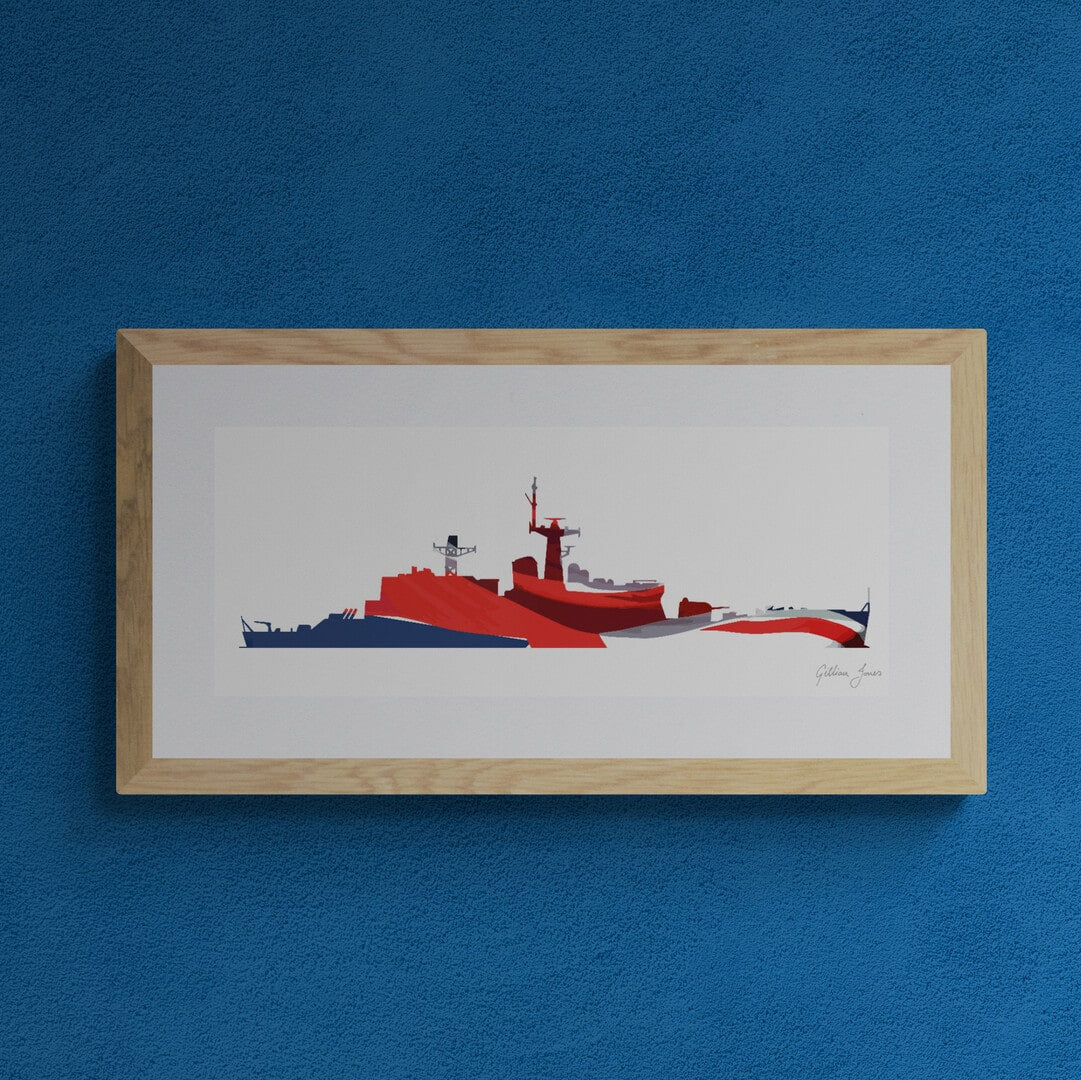 Whitby Class Union Flag Print