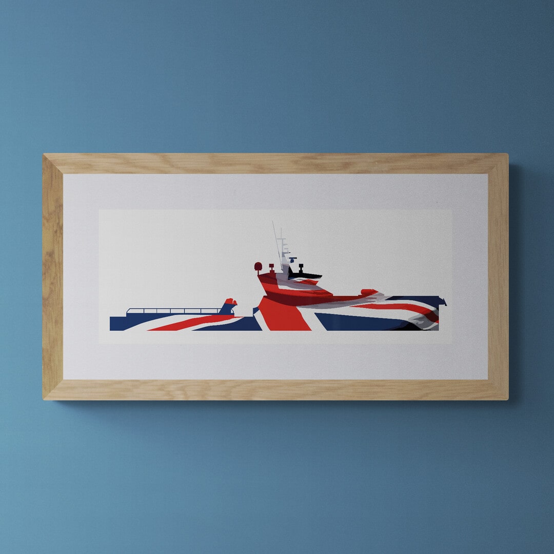 XV Patrick Blackett Union Flag Print