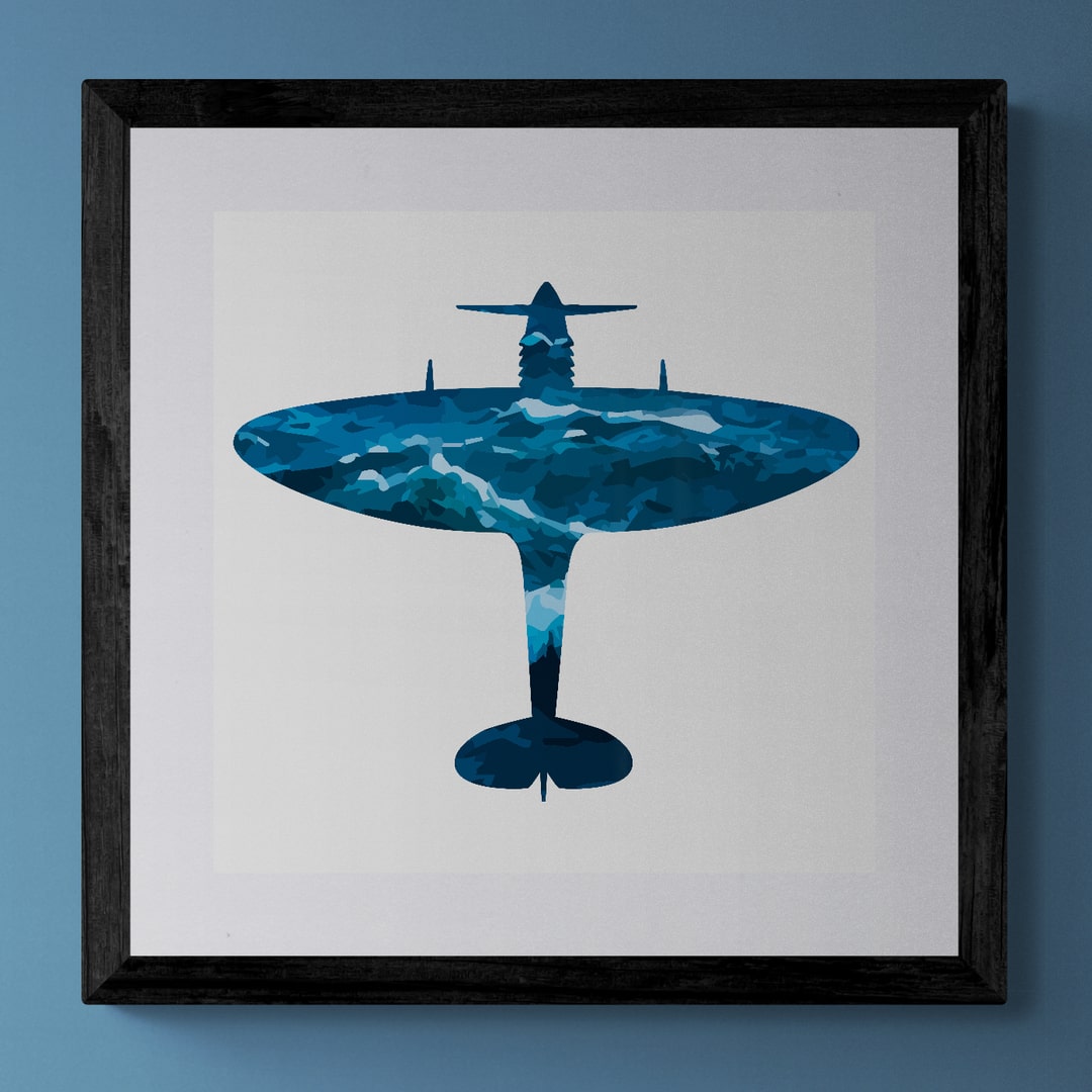 Seafire Stormy Seas Print
