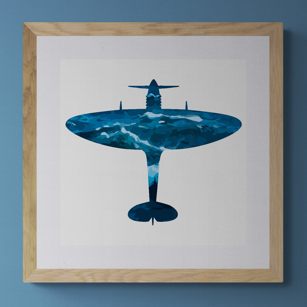Seafire Stormy Seas Print