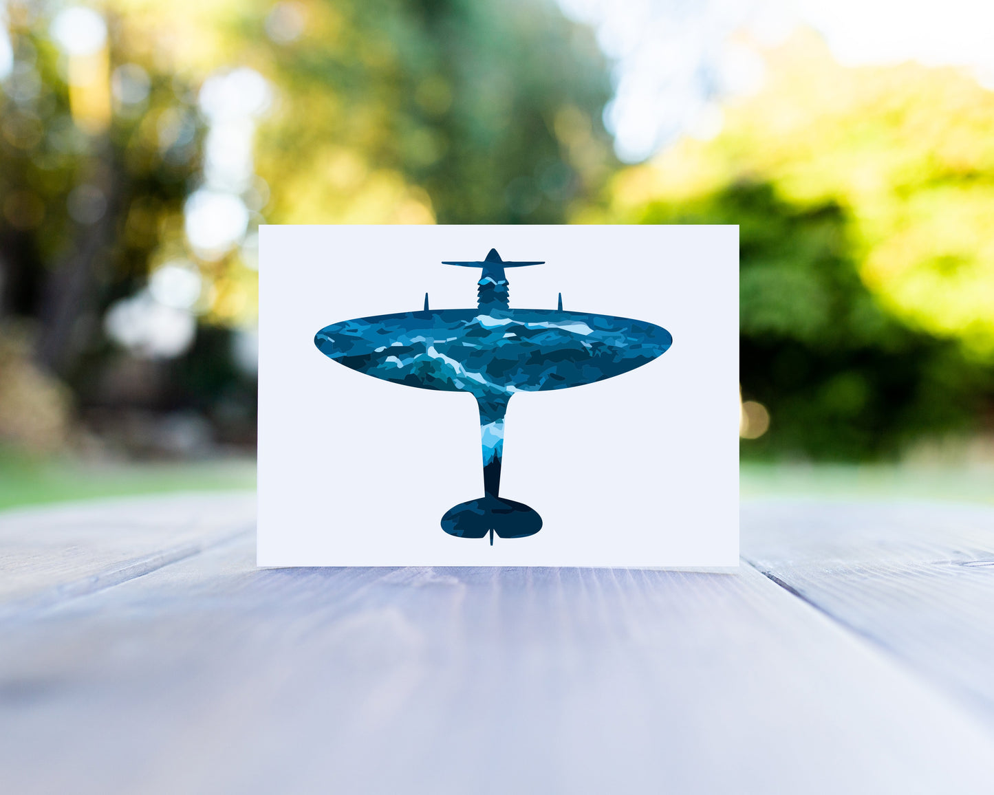 Seafire Stormy Seas Greeting Card