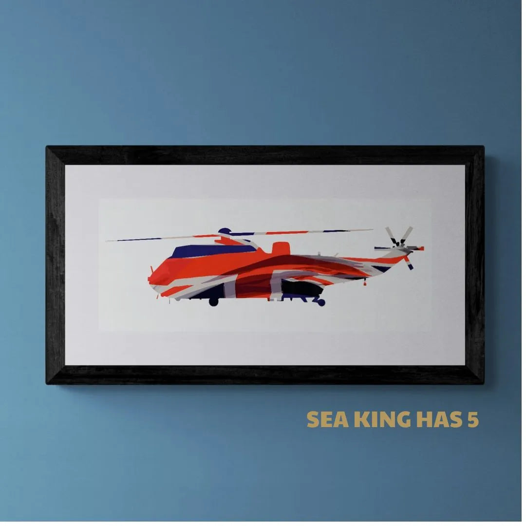 Sea King Union Flag Print