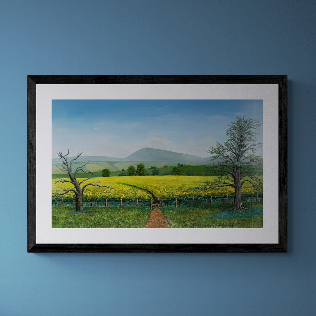 "A path to the hills" fine art print