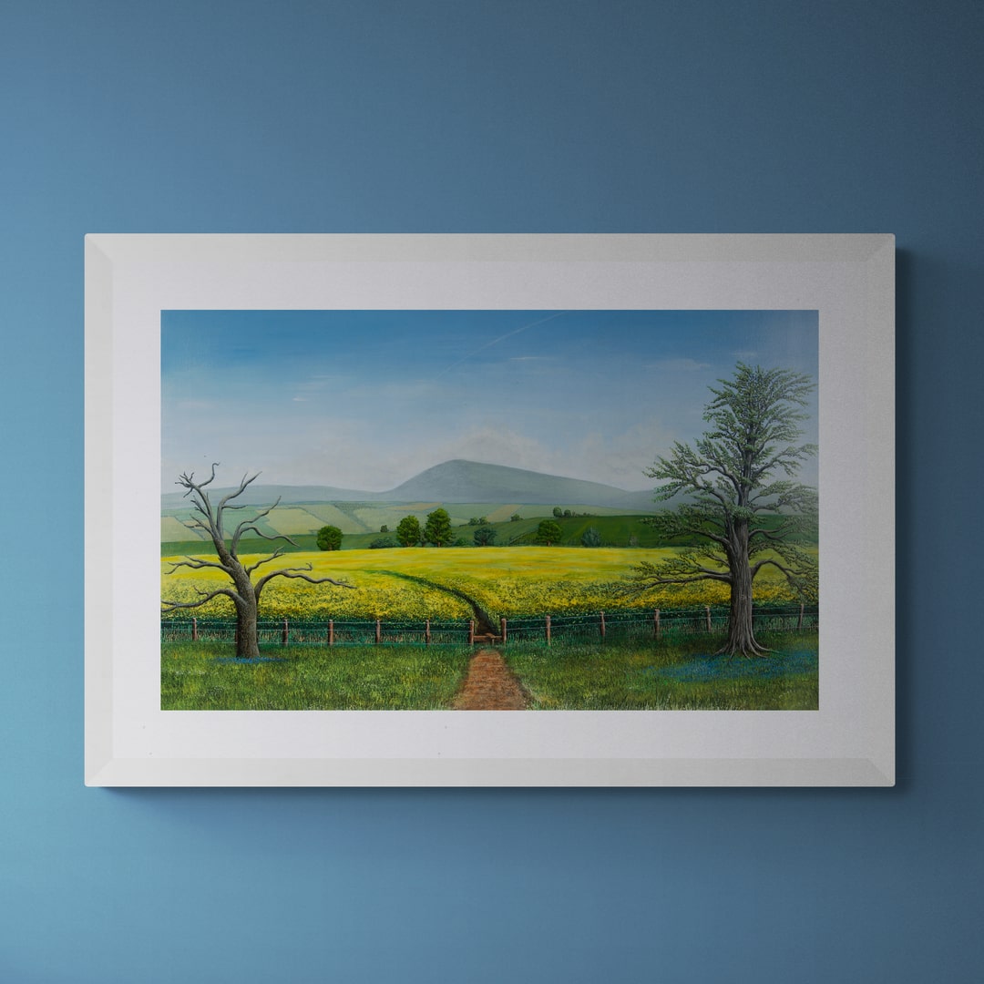 "A path to the hills" fine art print