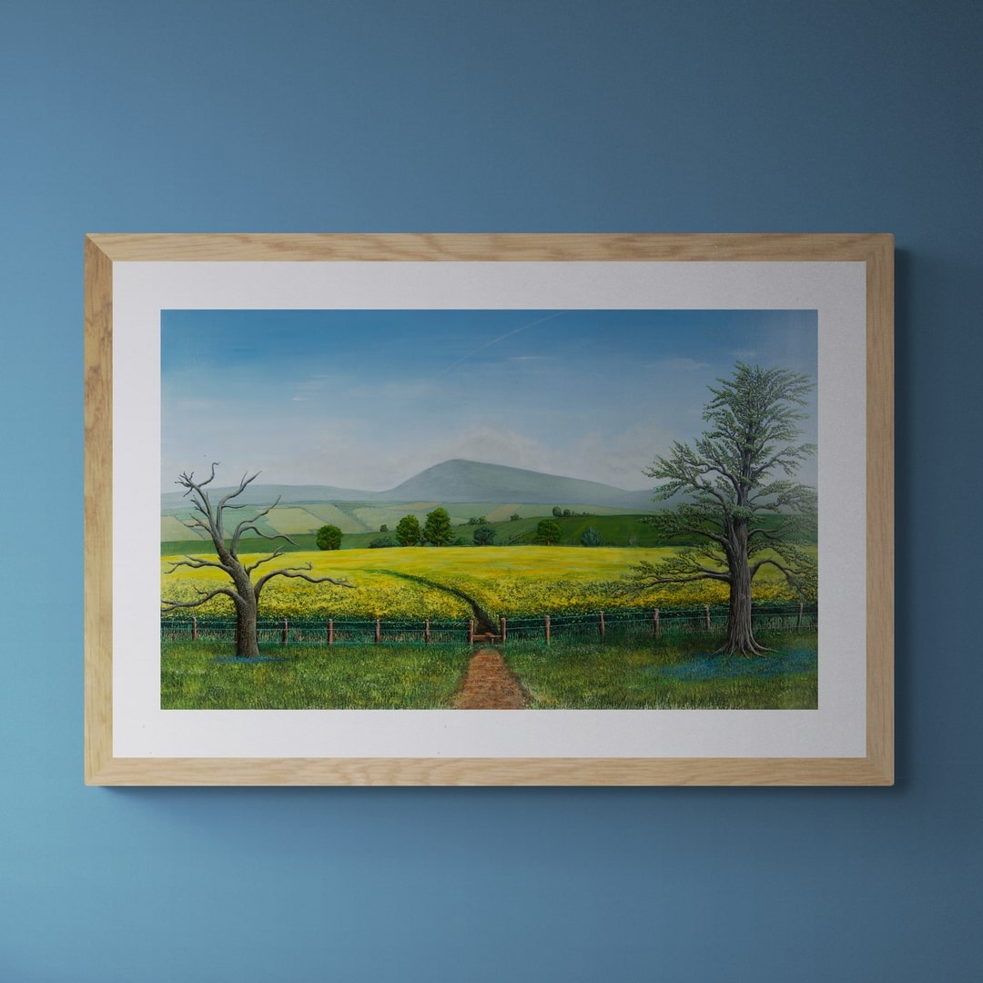 "A path to the hills" fine art print