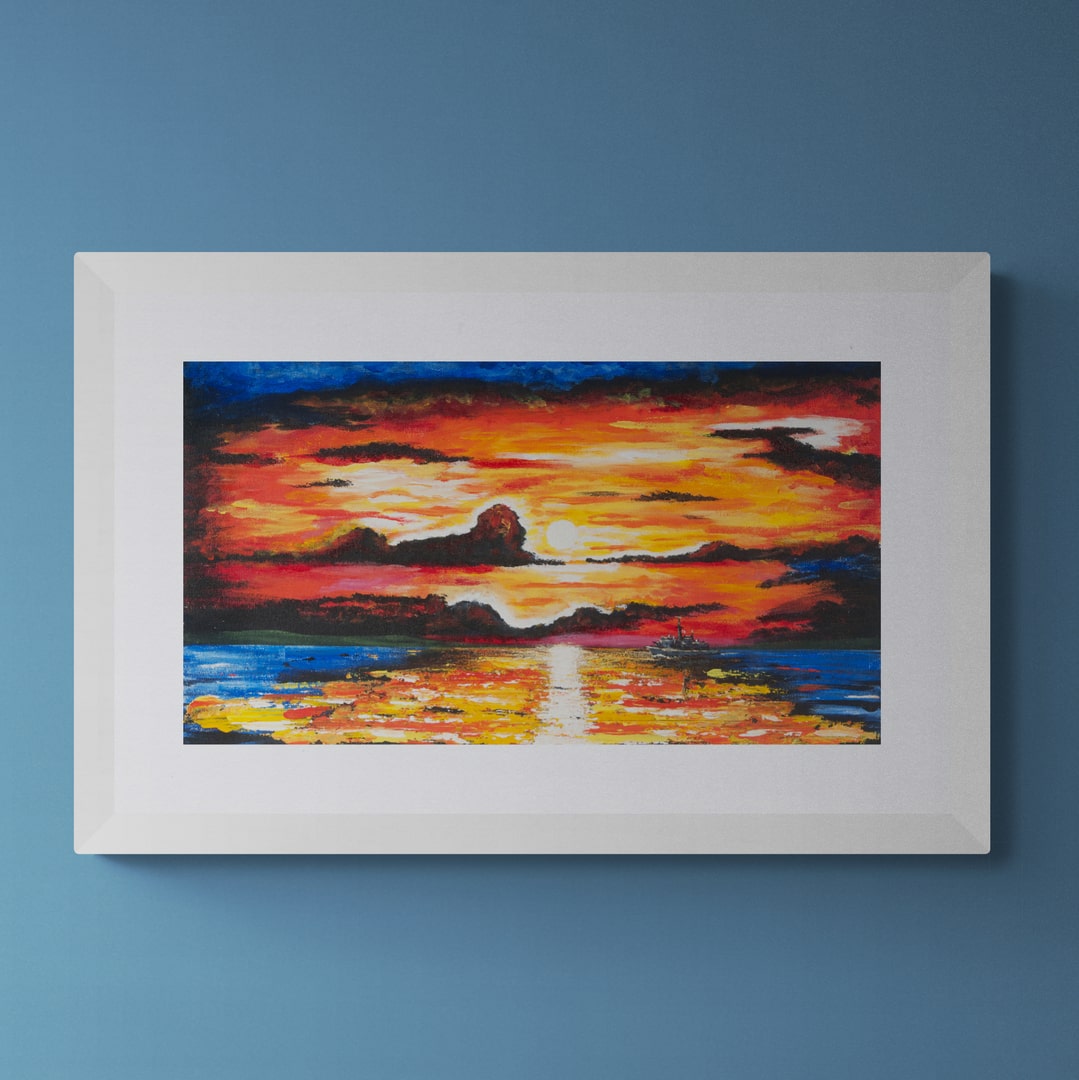 "A ship in the night" fine art print
