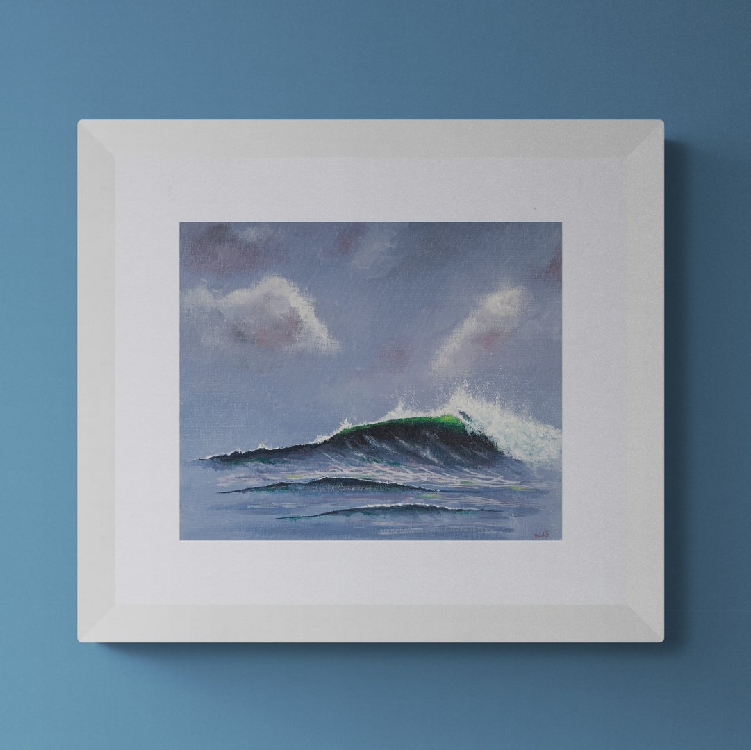 "Breaking wave" fine art print