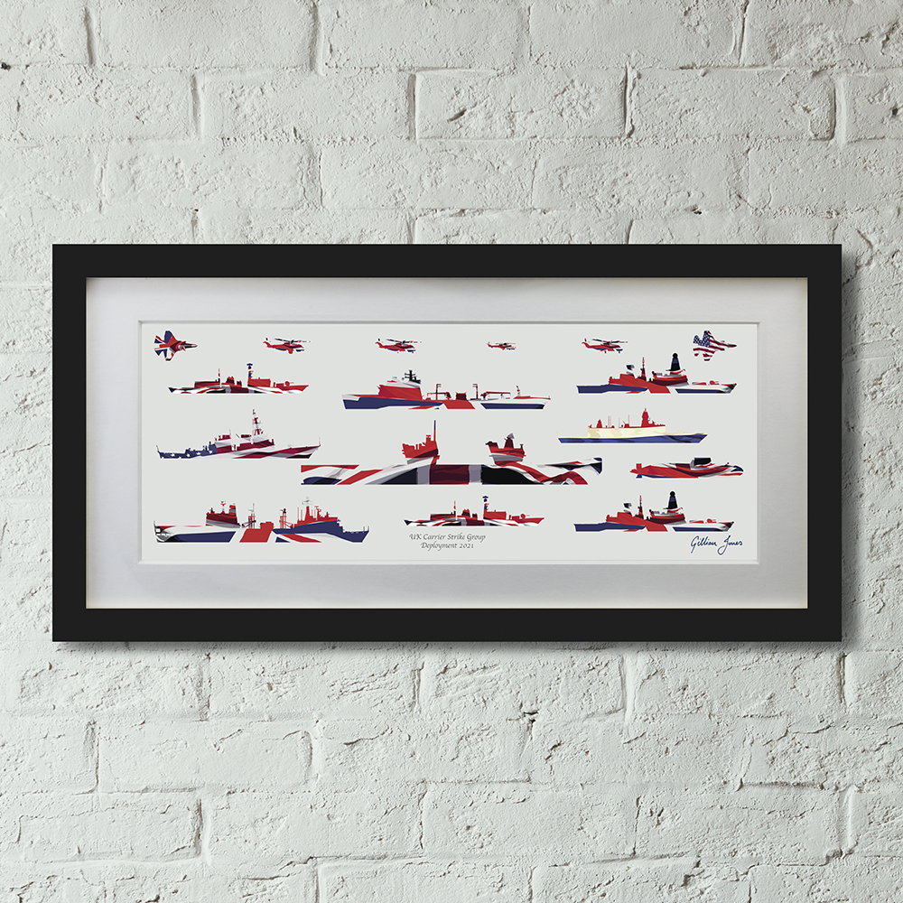 Carrier Strike Group Deployment 2021 Print - Design 1
