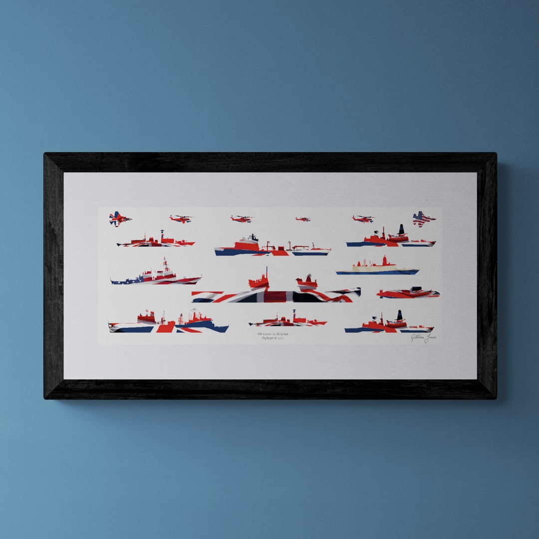 Carrier Strike Group Deployment 2021 Print - Design 1