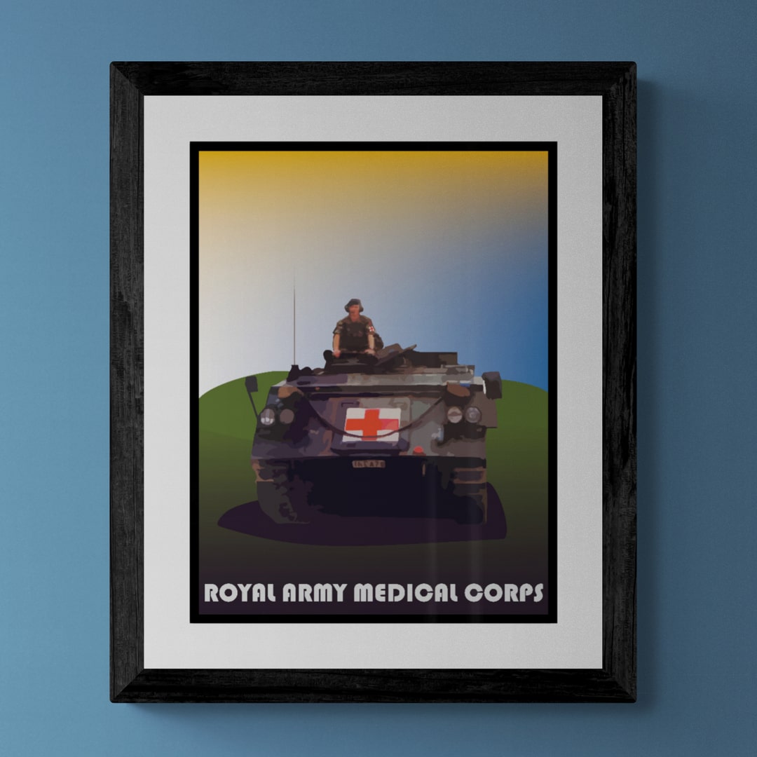 Royal Army Medical Corps FV432 Print
