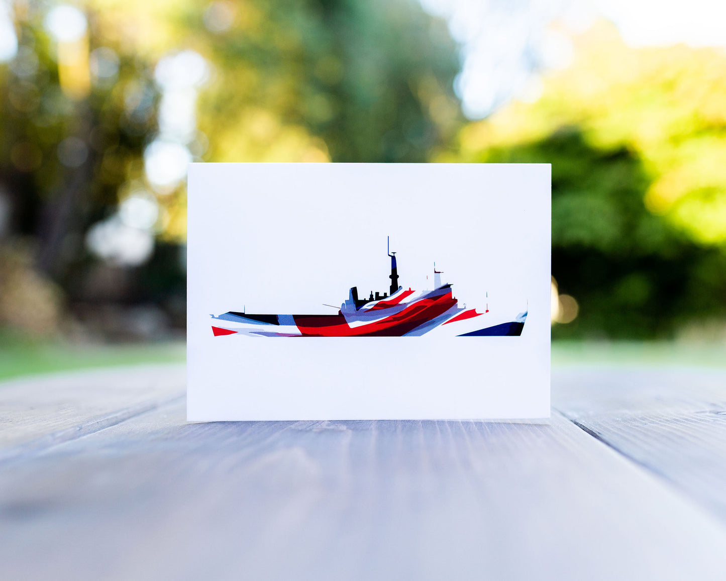 Fearless Class Union Flag Greeting Card