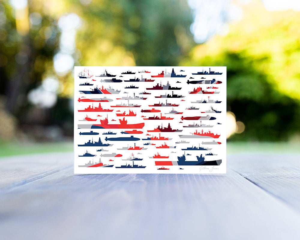 Fleet 2020 Union Flag Greeting Card