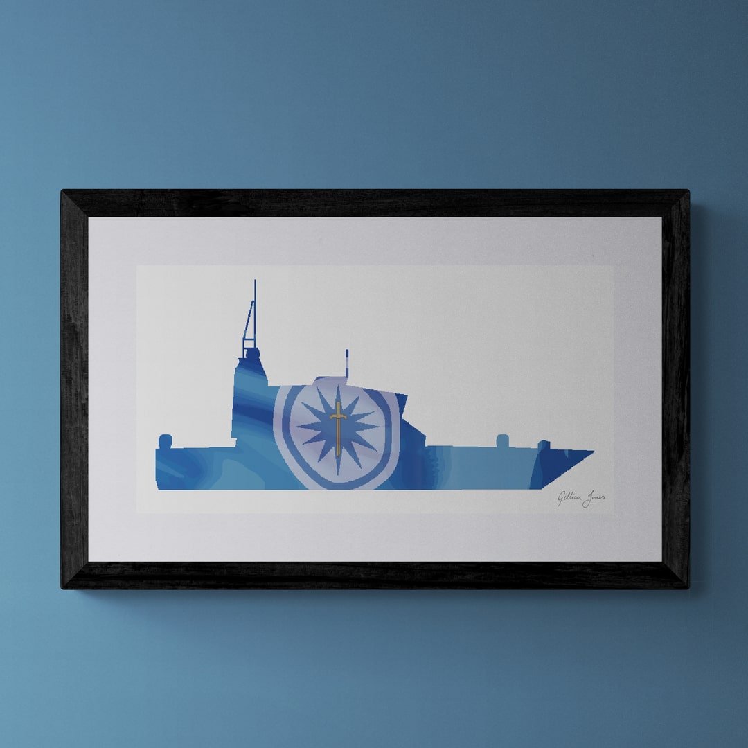 HMS Example (Northumbrian URNU) Print