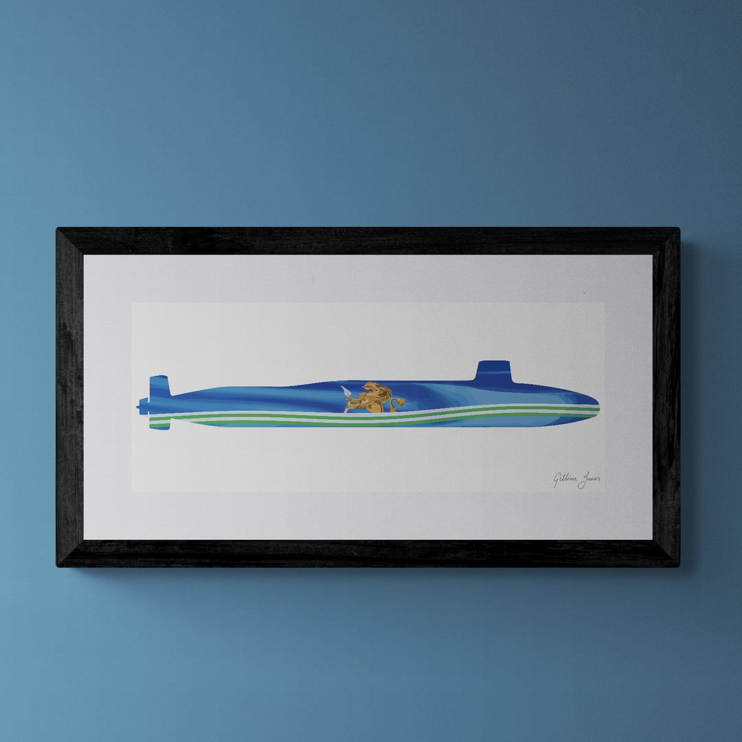 HMS Vanguard (S28) Print