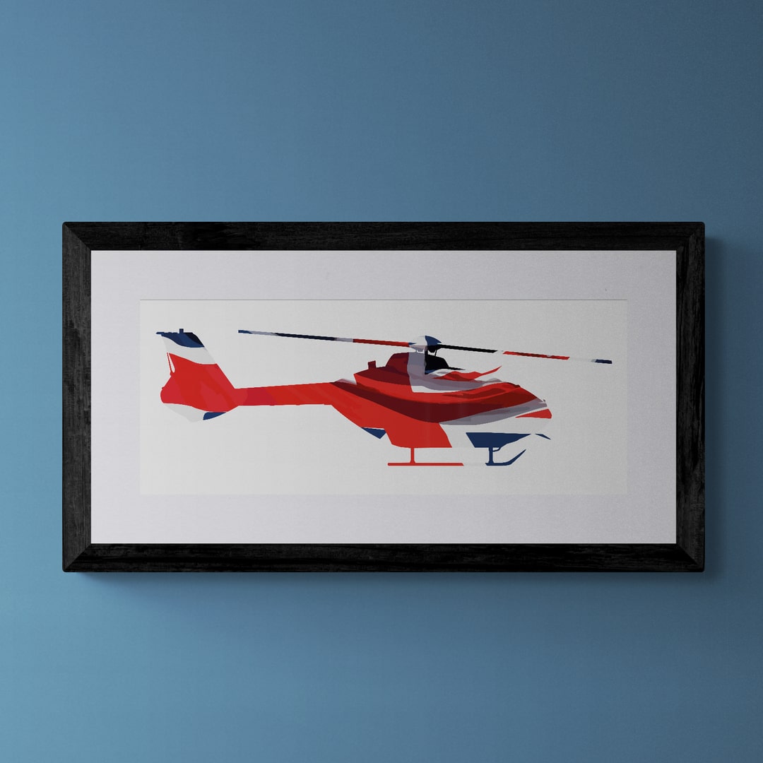 Juno H135 Union Flag Print