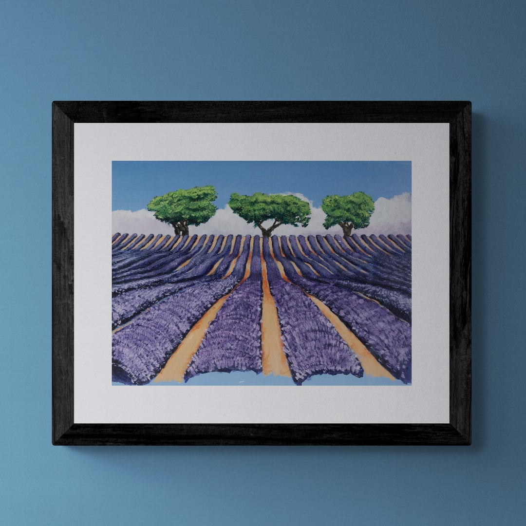 "Lavender fields" fine art print