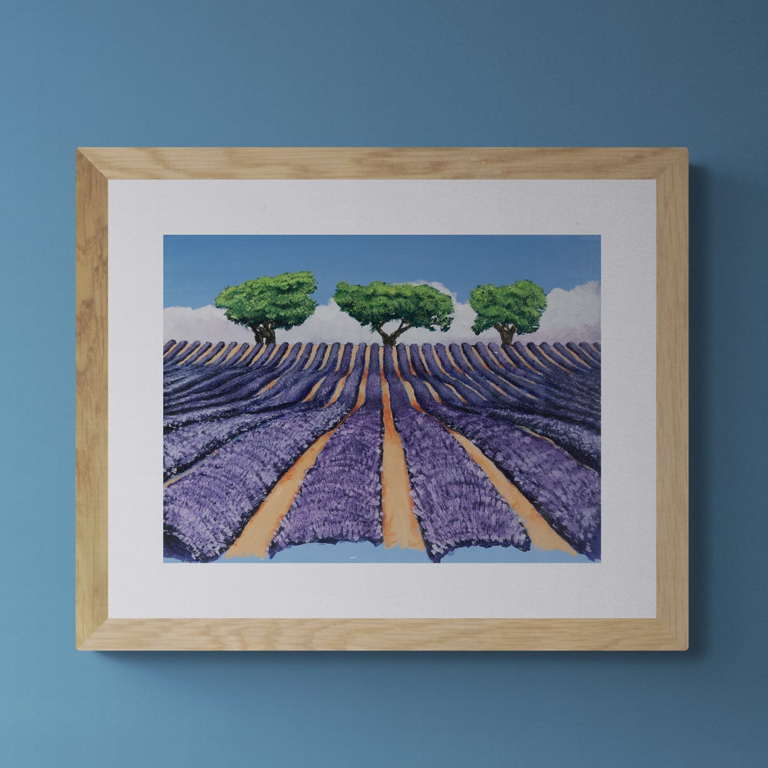 "Lavender fields" fine art print