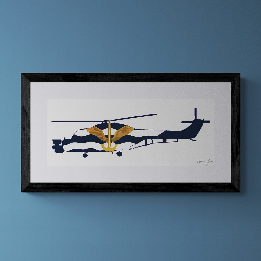 Lynx Mk8/HMA8 Naval Air Squadron 815 Print
