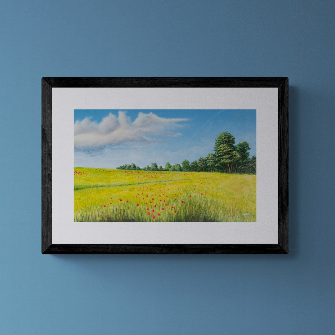 "Poppy fields" fine art print