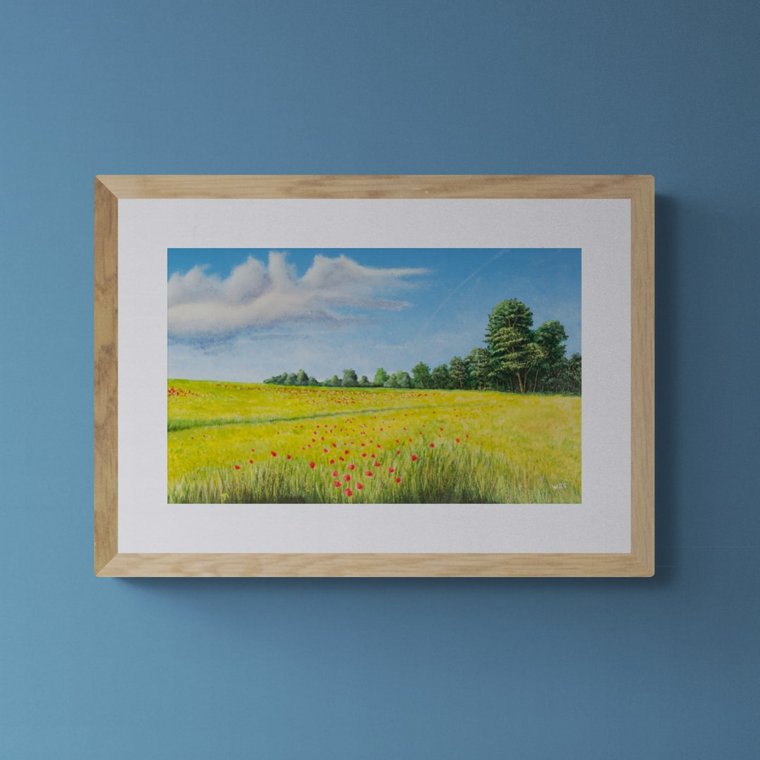 "Poppy fields" fine art print